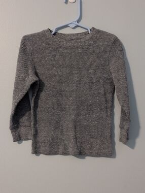 Cat & Jack Gray Kids Long Sleeve Thermal Top
